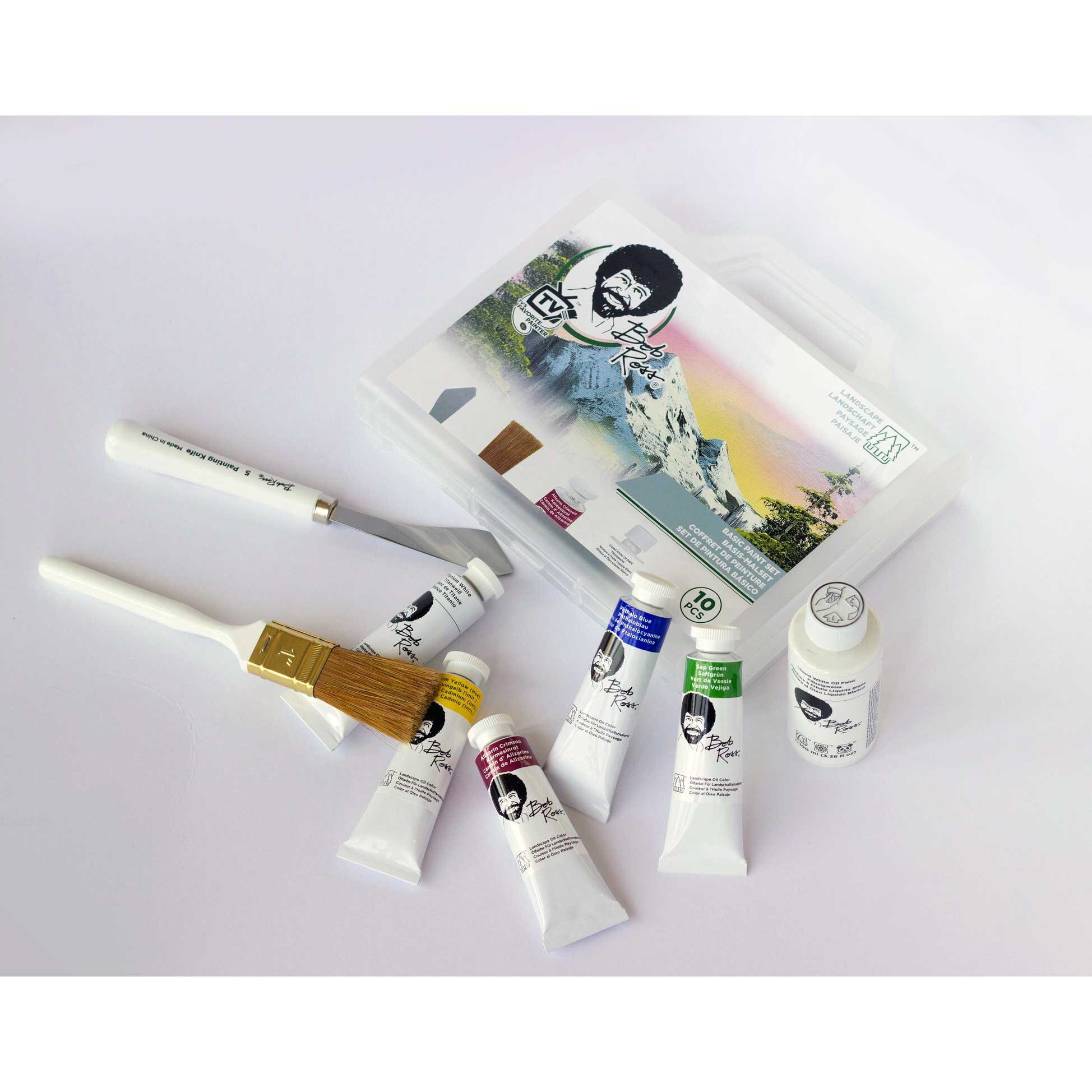 Bob Ross Landscape Painting Basic Oil Paint Set Etsy