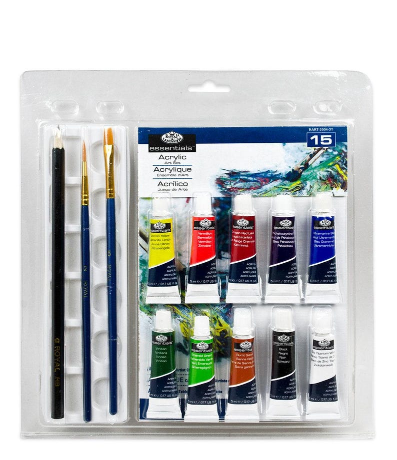 Royal & Langnickel Acrylic Painting Art Set 15pc image 1