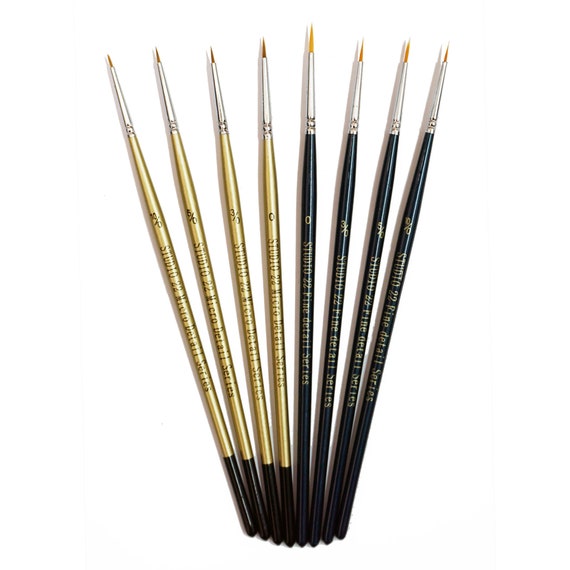 Studio 22 Fine & Micro Detail Paint Brush Set of 8 