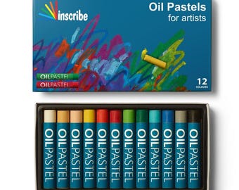 Inscribe Gallery Oil Pastel Box Sets of 12, 24 or 48 Colours