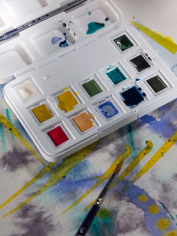 Royal Talens Van Gogh Aquarel Pocket Boxes in geselecteerde - Etsy Nederland