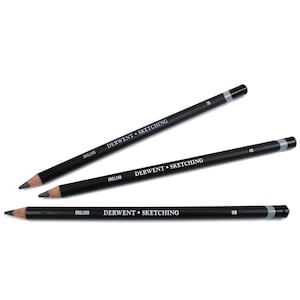Derwent Professional Artist Wide Strip Sketching Pencils