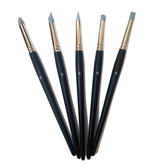 Colorations Large Area Paint Brushes - Set of 5 Sizes