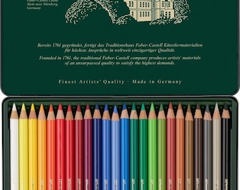 Faber-Castell Polychromos Colour Pencil 24 Tin