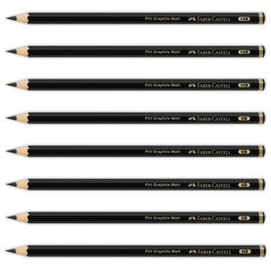 Faber Castell Pitt Graphite Matt Pencils (Single Grades)