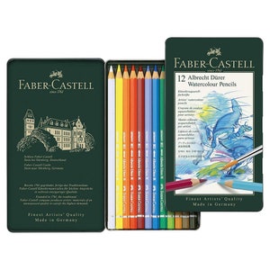 Faber-Castell Albrecht Durer Watercolour Pencils 12 Tin