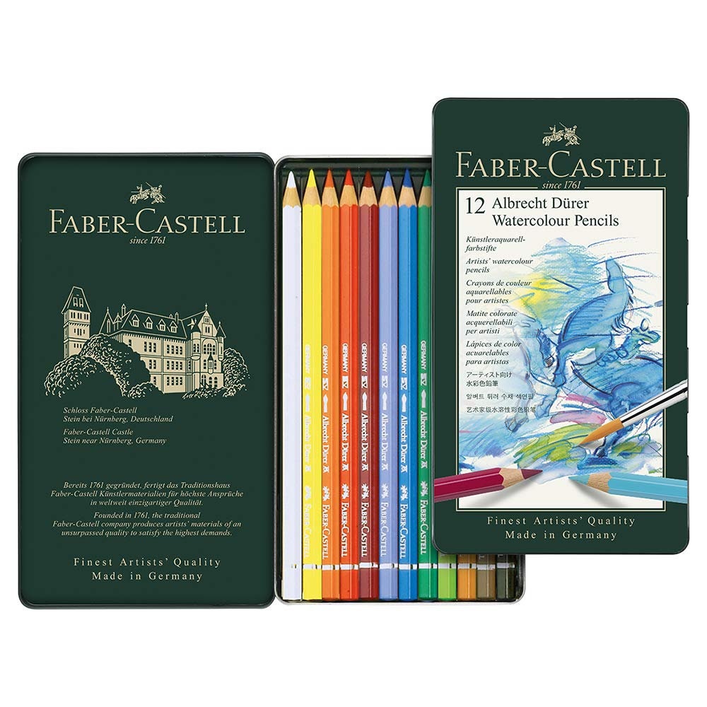 120 Pieces Color Pencils Set Water Color Pencils Professional