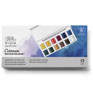 Winsor & Newton Cotman Water Colour Sketchers Pocket Box image 1