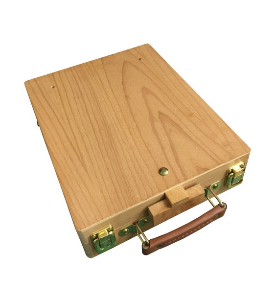 El caballete de pintura con caja de mesa de madera DALBY -  España