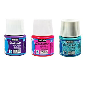 Setacolor Light Fabrics Iron Fix Fabric Paint 45ml Pots