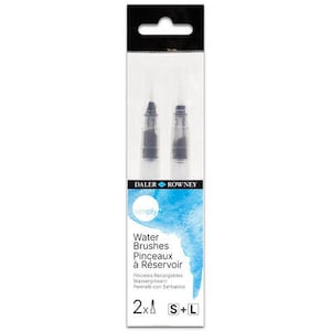 Daler Rowney シンプル ウォーターブラシ 2本セット