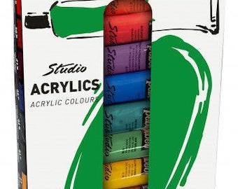 Pebeo Studio Acrylfarben Set 12 x 12ml