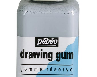 Pebeo Drawing Gum - 2 Pack 45ml Liquid Latex Masking Fluid for Color Free  Areas on Ink, Gouache & Watercolor Painting - Artist Masking Fluid for