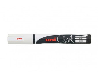 Uni Liquid Chalk Marker PWE-5M  - White