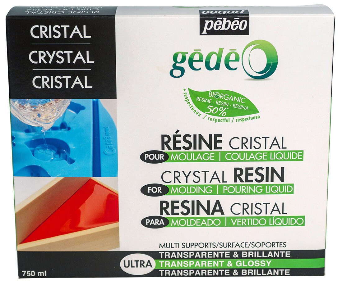 Pebeo Kit résine de cristal bio - 750 ml pas cher 