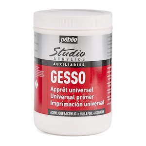 Pebeo Studio Acrylic White Gesso Primer 1 Litre