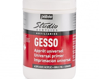 Pebeo Studio Acrylic White Gesso Primer 1 Litre
