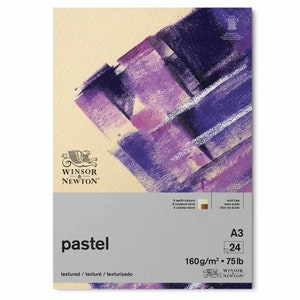 Blok papierów pastelowych Winsor & Newton w kolorach ziemi A3