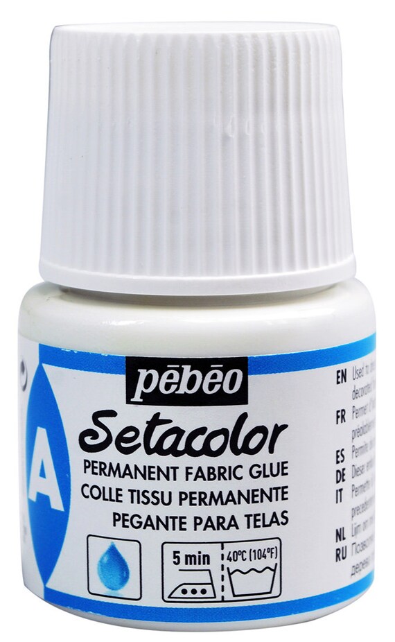Pebeo Setacolor Vernice 3D Per Tessuti 20ml - Effetto Glitter Argento, Per Decorazione E Fai Da Te