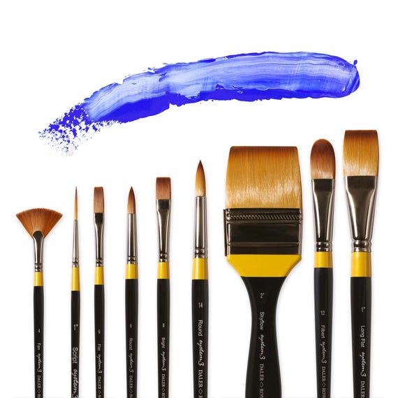 Daler Rowney System 3 SH Skyflow 3 Inches Brush | Cass Art - View #5