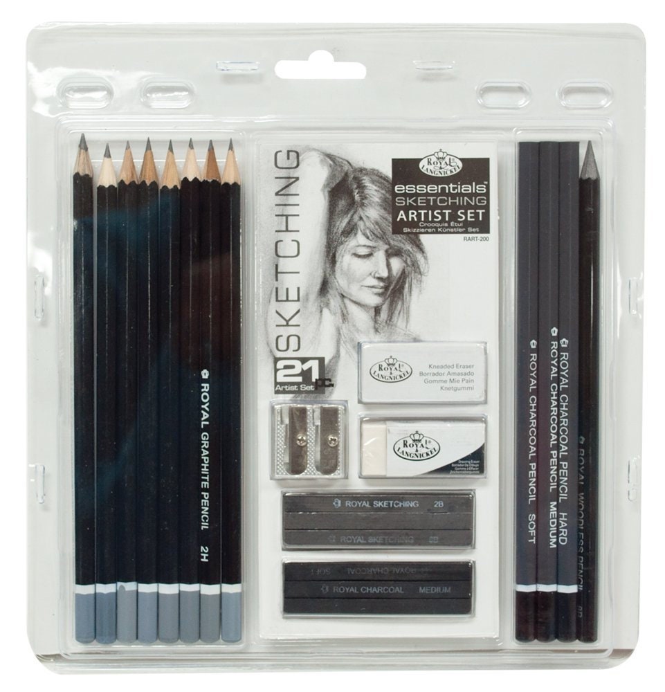 40pcs Professional Art Pencil Set Graphite Sketch Pencils Set Complete  Drawing Kit Include Charcoals Pastel Zippered Carry Case - AliExpress