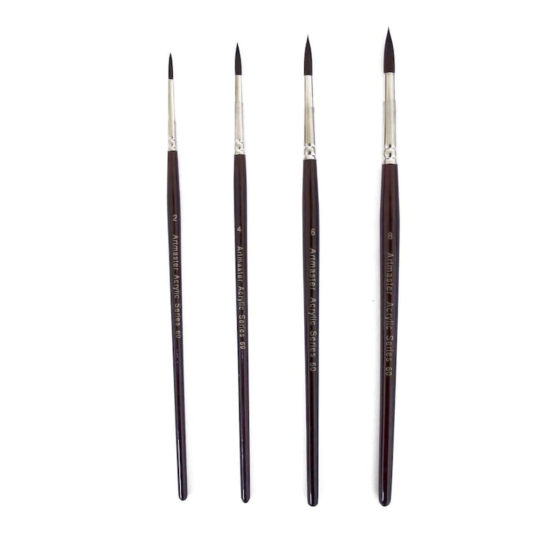 Artmaster Acrylic Painting Series Synthetic Paint Brushes image 1
