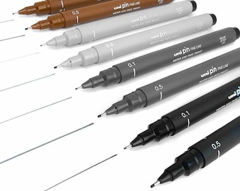 Uni Ball Pin Fine Line Drawing Pens