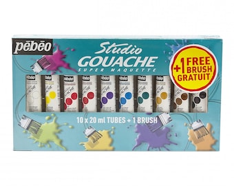 Pebeo Studio plakkaatverf startset 10 x 20 ml