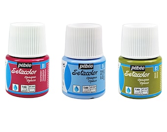Pintura para telas y textiles Pebeo Setacolor opaca de fijación por calor, 45 ml