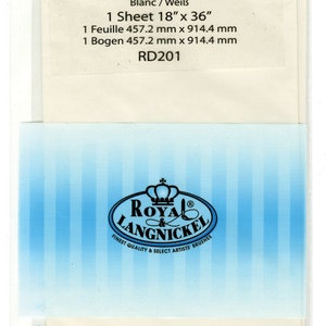 May include: A pack of white graphite paper for transferring patterns onto almost any surface. The pack contains one 18" x 36" sheet of paper. The paper is made by Royal Langnickel.