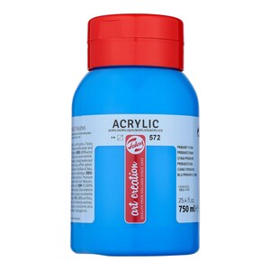 Talens Art Creation Acrylic Paint 750ml Primary Cyan