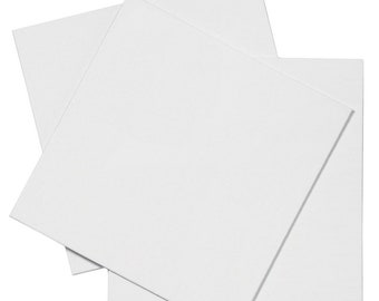 Pebeo White Synthetic or Natural Linen Canvas Boards en paneles cuadrados de 30 x 30cm