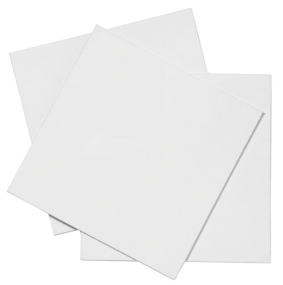 Pebeo White Synthetic or Natural Linen Canvas Boards in 30 X 30cm Square  Panels 