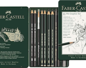 Faber-Castell Pitt Graphite Pencil Tin 11pc