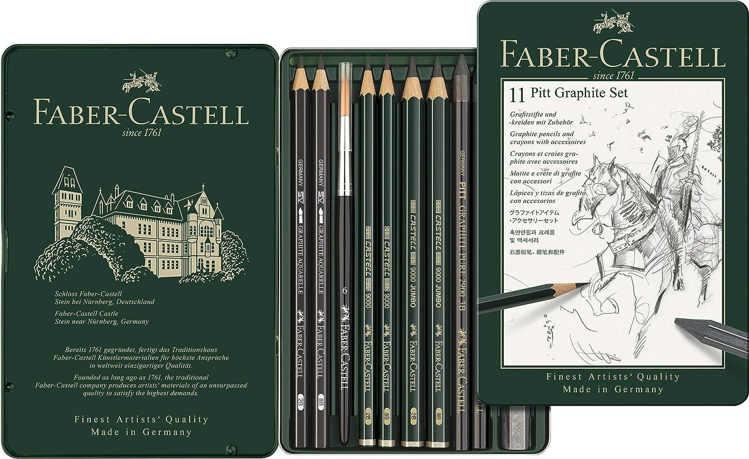 Faber-Castell Pitt Monochrome Drawing Assortment
