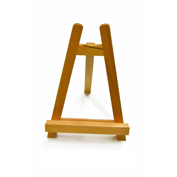 The Grizedale Mini Wooden A-frame Easel for Painting, Signs