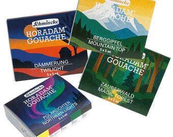 Schmincke HORADAM Gouache Paint Sets 5 x 5ml