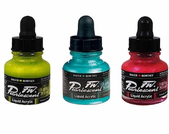 Tinta acrílica perlada para artistas Daler Rowney FW 29,5 ml