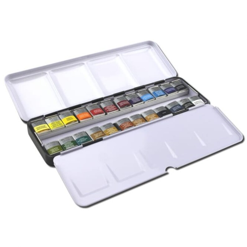 Winsor And Newton 24 Watercolor Set