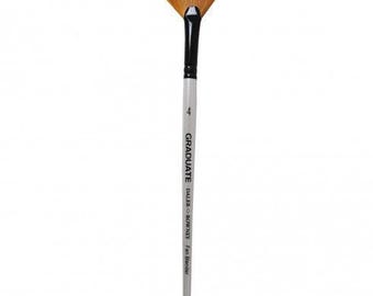 Daler Rowney Graduate Synthetic Paint Brush Fan Blender #4