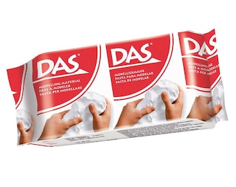 DAS Air Drying Modelling Clay Small, 150g, White
