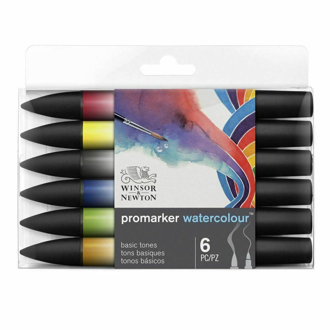 Buy Winsor Newton Promarker Watercolour Twin Tip Markers Basic