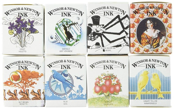 Winsor & Newton Drawing Ink Black Indian Ink 030 