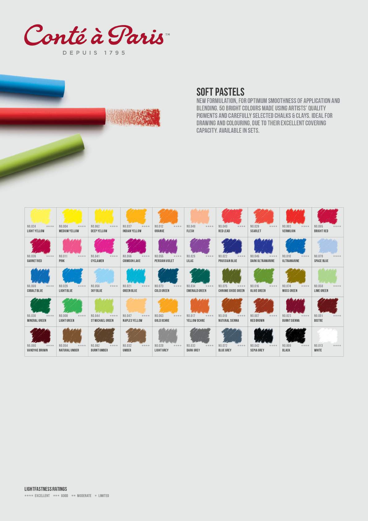 Mamut Pastels, Handmade Soft Pastel Set Nº10,.soft Pastels for Artists. 14  Selected Soft Pastel Colours. 