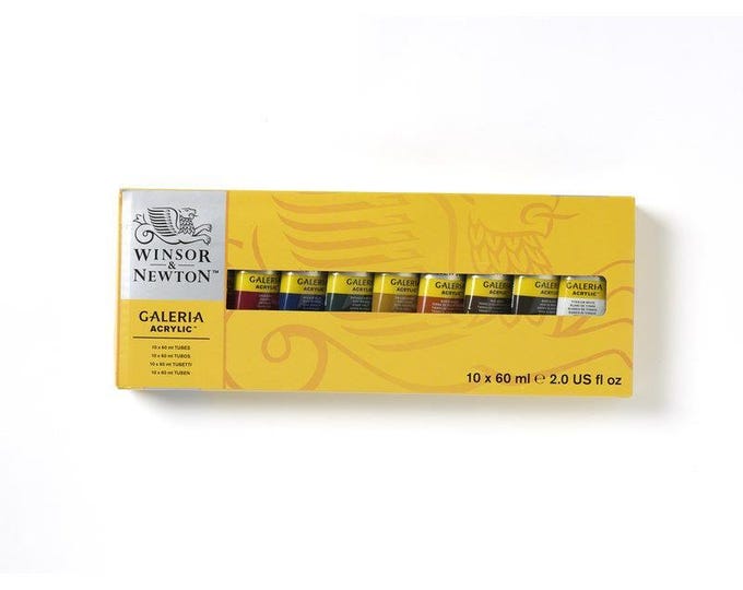 Winsor & Newton Galeria Acrylic Paint Set 10 x 60ml