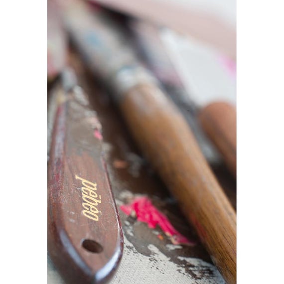 Art Oil Painting Knife New Stainless Steel Toner Scraper Water Powder Paint Scraper 5-piece Set Of Art Supplies - 21 - View #3