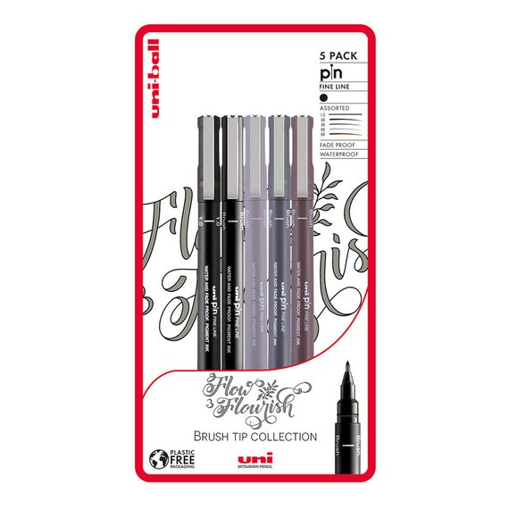 Sakura Pigma Micron 05 Colour Drawing Pen & Brush Art Set Japan 0.45mm 12  Pens -  Ireland