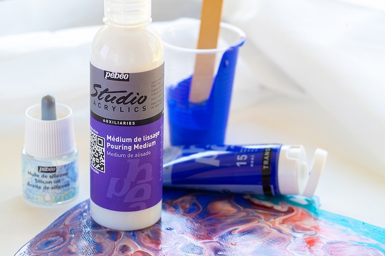 Pebeo Studio Acrylic Pouring Medium in 250ml or 500ml Bottle Etsy