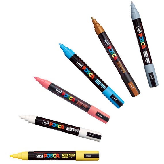 Posca PC-5M Acrylic Paint Marker Pen, The Pastel Favourites Pack