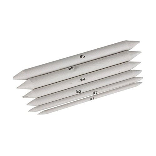 Paper Stump Tortillion Pastel Blending Pack of 6